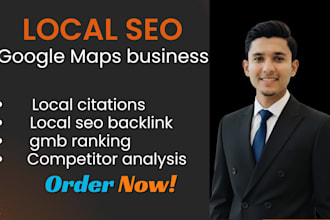 local SEO google maps ranking with citations and backlinks