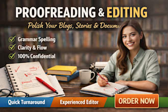 provide proofreading and editing services for your english documents