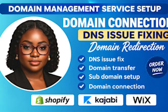 connect domain, fix dns, email , transfer domain to any website fast