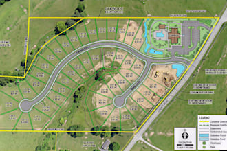 design site plans, subdivision plans, cadastral  maps layout in autocad
