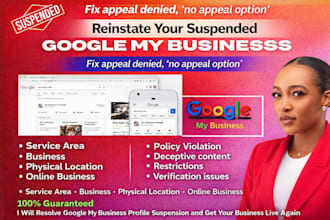 fix suspended google business profile reinstate gmb suspension verification gmc
