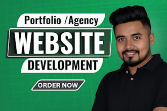 do personal portfolio or agency website development with ai chatbot