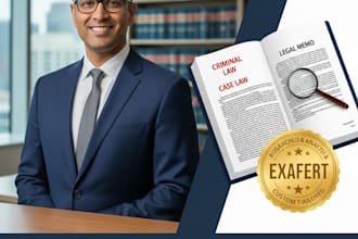 do legal research in criminal justice and US law