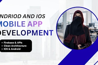 develop a scalable flutter mobile app for ios and android