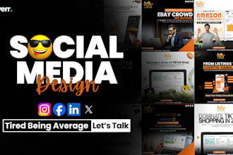 do social media advertising, facebook ads post, instagram post, carousel design