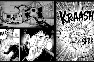 design premium jujutsu kaisen ocs and sorcerer character art