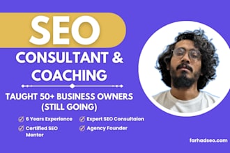 be your professional SEO consultant, coach, and strategist