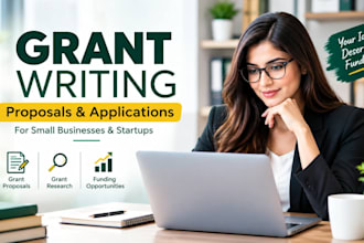 write grant proposals and grant applications