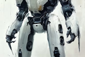 illustrate your mecha, robot and armored characters