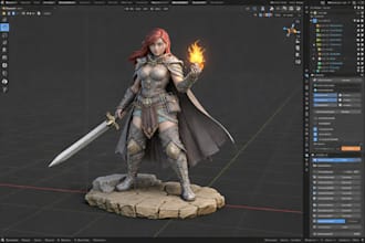 do 3d modelling  box packaging design label character model for 3d printing