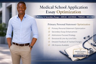 optimize your medical school primary and secondary application essays