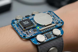 engineer a custom wearable pcb with imu motion detection and haptic feedback
