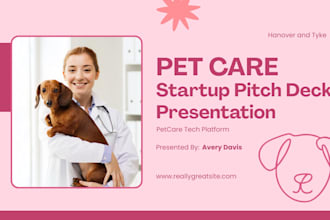 design pet business pitch deck pet startup pet app pet product investor deck