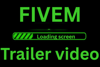 produce realistic fivem cinematics, loading screens and scripts showcases
