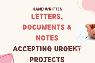 craft hand written notes letters and documents