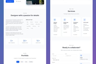 create your portfolio website