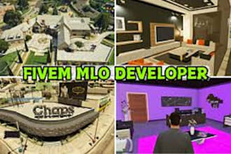 design unique mlo interiors, maps, and props tailored for fivemdesign unique mlo