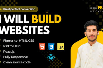 convert figma to reactjs responsive landing page