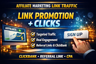 affiliate link promotion, clickbank affiliate promotion, referral affiliate link