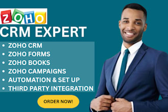 setup zoho crm workflow automation zoho campaigns zoho form