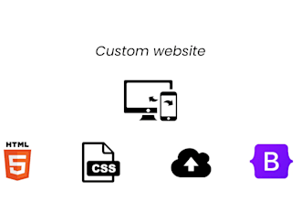 create a custom static website from scratch