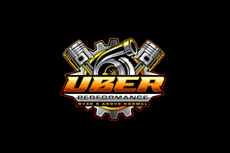 create high quality and beautiful mechanic shop logo design