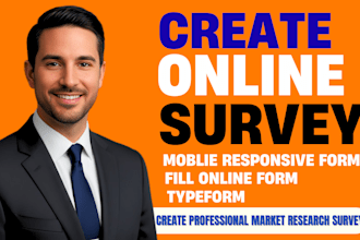create professional market research survey and questionnaire