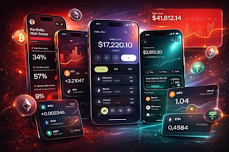 develop decentralized crypto exchange website fintech app crypto wallet app loan