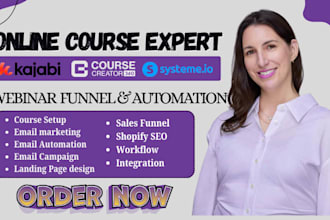 course creator 360 kajabi online course gohighlevel to cc360 sales funnel