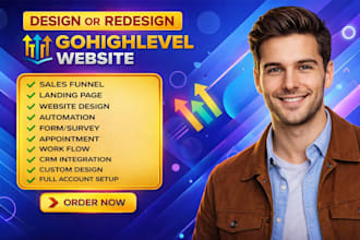 be your expert for gohighlevel website, sales funnel, and automation workflows