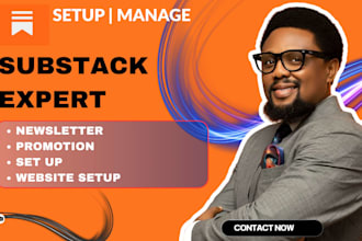 substack setup substack newsletter design account setup