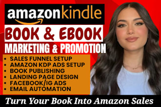 amazon kindle book promotion ebook marketing  formatting kdp ads sales funnel