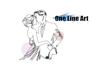 draw minimalist one line art, continuous line art illustration