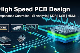 design impedance controlled high speed pcb, si, ddr, usb hdmi, hyperlynx si