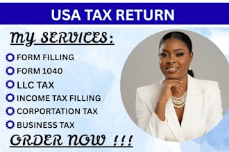 efile US tax returns business and personal 1040x, 1120, 1065, bookkeeping