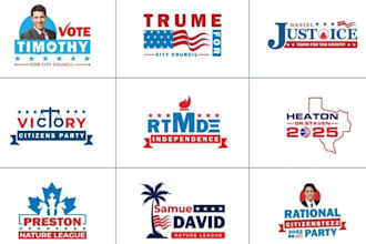 do modern political campaign logo design