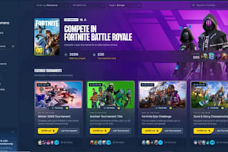 develop esport tournament, sport bet, and p2e crypto gaming website