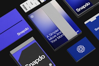 create a premium brand identity system for startups