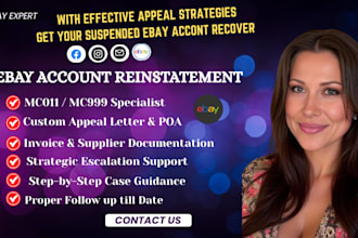 do ebay account reinstatement, mc011, mc999 appeal letter ebay reopen suspension