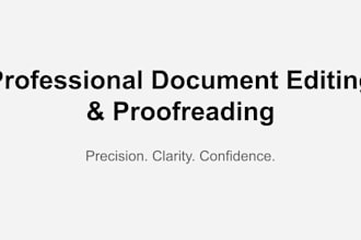 proofread and correct up to 1,000 words fast and accurate