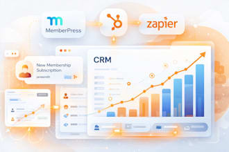 integrate hubspot with memberpress using zapier automation