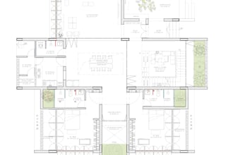 draw autocad 2d floor plan for house and apartment
