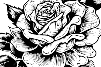 high end linework tattoo design for you