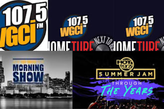 professionally airplay promotion for your song or ads on wgci, chicago wgn radio