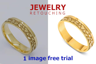 high end jewelry retouching in photoshop
