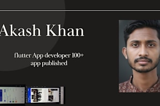 develop a high performance flutter mobile app for android and ios