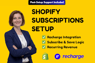 setup and customize recharge subscriptions for your shopify store