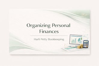 organize your personal finances and track expenses