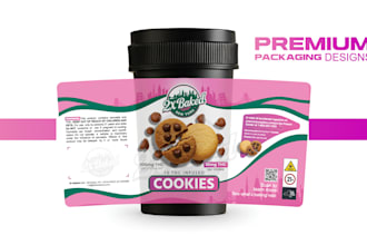 design product packaging design, pouch design and food label