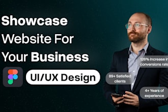 design a showcase website for your business